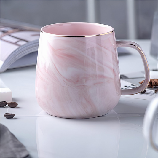 CasaVero - Keramiktasse mit eleganter Marmoroptik