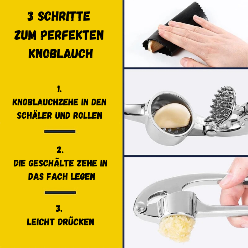 CasaVero - Knoblauchpresse Schäler-Set